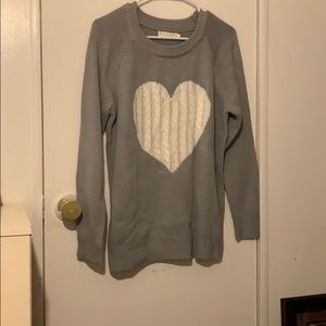 Heart sweater